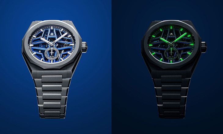 تعرف معنا على ساعة DEFY SKYLINE SKELETON NIGHT SURFER EL PRIMERO